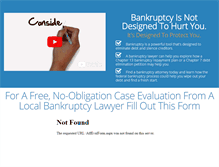 Tablet Screenshot of howtogobankrupt.org